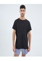 Camiseta Para Hombre Manga Corta Cuello Redondo Color Negro Marca Ostu #60091654 de Ostu