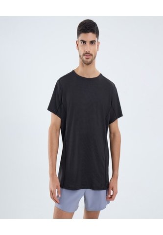Camiseta Para Hombre Manga Corta Cuello Redondo Color Negro Marca Ostu #60091654 Ostu