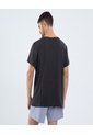Camiseta Para Hombre Manga Corta Cuello Redondo Color Negro Marca Ostu #60091654 de Ostu