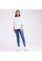 Blusa Para Mujer Manga 3/4 Color Blanco Marca Ostu #40120830 de Ostu