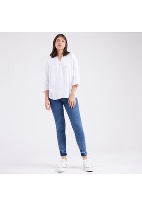 Blusa Para Mujer Manga 3/4 Color Blanco Marca Ostu #40120830