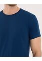 Camiseta Para Hombre Manga Corta Color Azul Marca Ostu #60090594 de Ostu