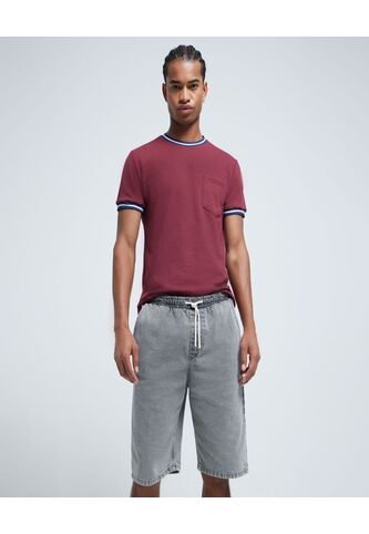 Bermuda Para Hombre Jogger Color Gris Claro Marca Ostu #60100355 Ostu