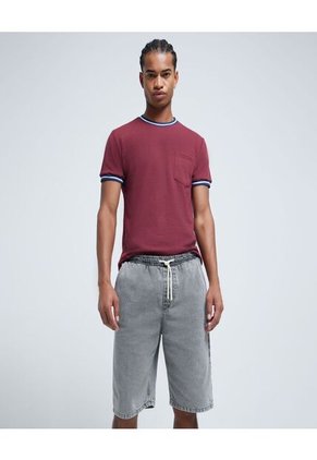 Bermuda Para Hombre Jogger Color Gris Claro Marca Ostu #60100355