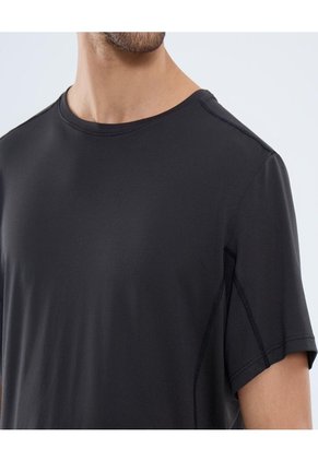 Camiseta Para Hombre Manga Corta Cuello Redondo Color Negro Marca Ostu #60091654