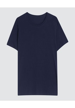 Camiseta Para Hombre Manga Corta Color Azul Marca Ostu #60090594