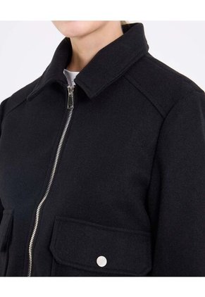 Chaqueta  Para Mujer Trucker Color Negro Marca Ostu #40080258