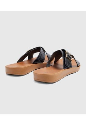 Sandalias Para Mujer  Color Negro Marca Ostu #40690012