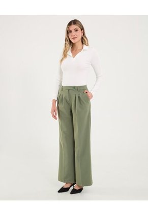 Camiseta Para Mujer Manga Larga Cuello V Color Crema Marca Ostu #40092521