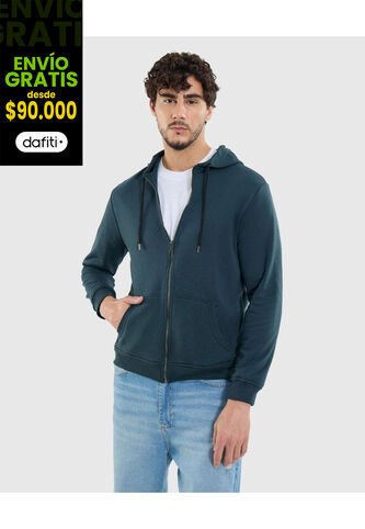 Buzo Para Hombre Zipper Color Verde Marca Ostu #60060500 Ostu