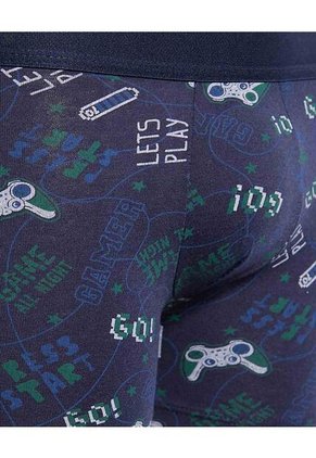 Pantaloncillo Infantil Niño Boxer Filete Medio Color Negro Marca Ostu #80000090