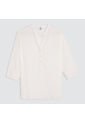 Blusa Para Mujer Manga 3/4 Color Blanco Marca Ostu #40120830 de Ostu