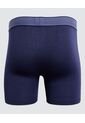 Boxer Para Hombre Bragueta Medio Algodón Color Azul  Marca Ostu #60000414 de Ostu
