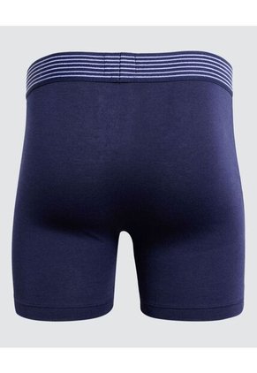 Boxer Para Hombre Bragueta Medio Algodón Color Azul  Marca Ostu #60000414