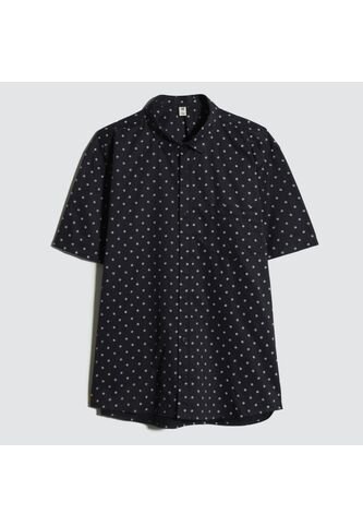 Camisa Para Hombre Manga Corta Con Bolsillo Color Azul  Marca Ostu #60010749 Ostu