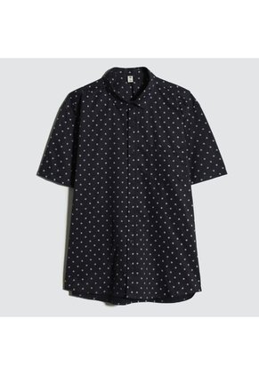 Camisa Para Hombre Manga Corta Con Bolsillo Color Azul Marca Ostu #60010749