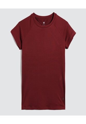 Camiseta Para Mujer Manga Corta Color Vino Marca Ostu #40092168 Ostu