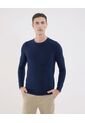 Saco Para Hombre Cuello Redondo Color Azul  Marca Ostu #60330033 de Ostu