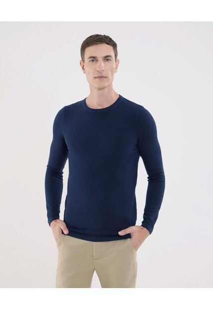Saco Para Hombre Cuello Redondo Color Azul  Marca Ostu #60330033