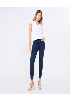 Jean Para Mujer Push Up Color Azul  Marca Ostu #40160563