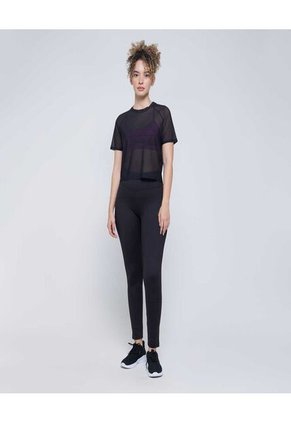 Camiseta Para Mujer Manga Corta Cuello Redondo Color Negro Marca Ostu #40092169