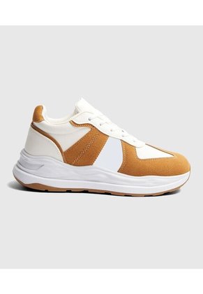 Tenis Para Mujer Casual Color Beige Marca Ostu #40720173