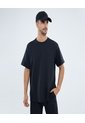 Camiseta Para Hombre Manga Corta Cuello Redondo Color Negro Marca Ostu #60091641 de Ostu