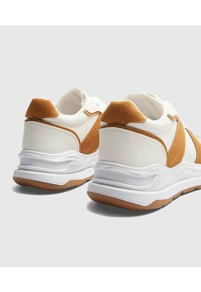 Tenis Para Mujer Casual Color Beige Marca Ostu #40720173