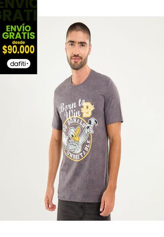 Camiseta Estampado Del Pato Donald  De Hombre #60091682 Ostu Ostu