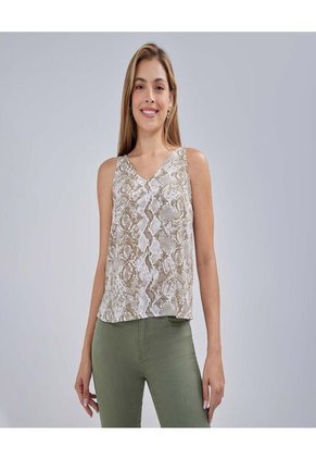 Blusa Para Mujer Manga Sisa Color Verde  Marca Ostu #40121046