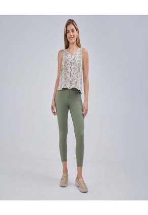 Blusa Para Mujer Manga Sisa Color Verde  Marca Ostu #40121046