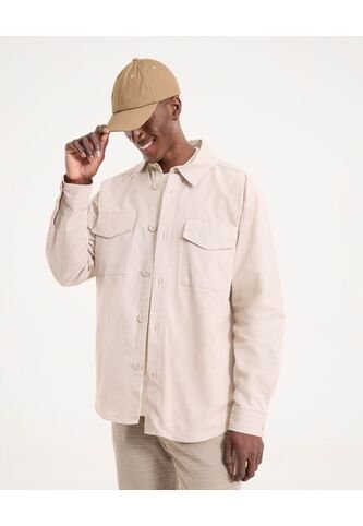 Chaqueta Para Hombre  Color Beige Marca Ostu #60080151 Ostu