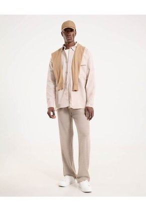 Chaqueta Para Hombre  Color Beige Marca Ostu #60080151