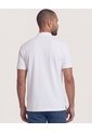 Polo  Para Hombre Cuello Mao Sin Bolsillo Color Blanco Marca Ostu #60110909 de Ostu