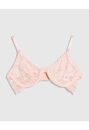 Bralette Para Mujer Encaje Color Rosado  Marca Ostu #40810005