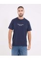 Camiseta  Para Hombre Manga Corta Cuello Redondo Color Azul Marca Ostu #60091790 de Ostu