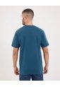 Camiseta Para Hombre Manga Corta Cuello Redondo Color Azul Marca Ostu #60091787 de Ostu