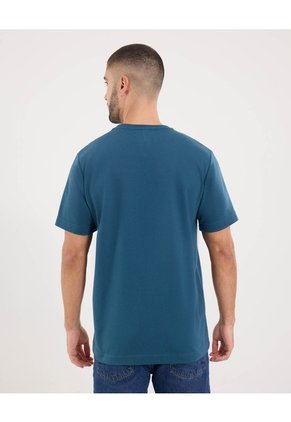 Camiseta Para Hombre Manga Corta Cuello Redondo Color Azul Marca Ostu #60091787