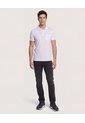 Polo  Para Hombre Cuello Tejido Con Bolsillo Color Blanco Marca Ostu #60110871 de Ostu
