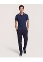 Polo  Para Hombre Cuello Tejido Sin Bolsillo Color Azul Marca Ostu #60110901 de Ostu