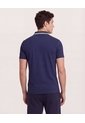 Polo  Para Hombre Cuello Tejido Sin Bolsillo Color Azul Marca Ostu #60110901 de Ostu