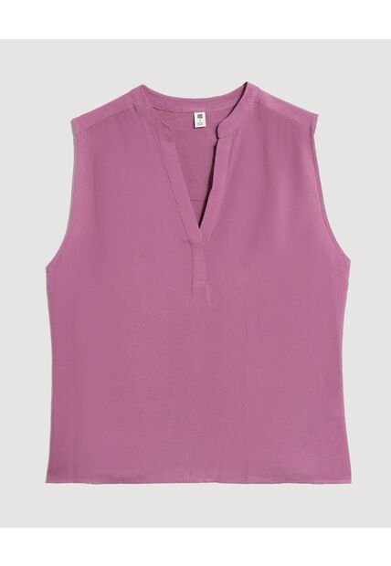 Blusa  Para Mujer Manga Sisa Color Morado Marca Ostu #40121204