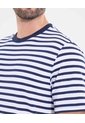 Camiseta  Para Hombre Manga Corta Cuello Redondo Color Blanco Marca Ostu #60091812 de Ostu