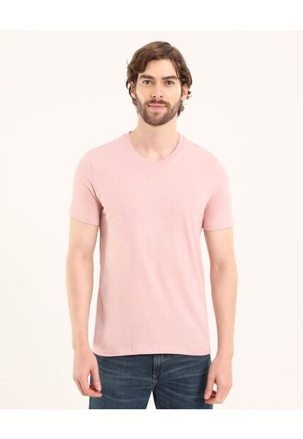Camiseta Para Hombre Manga Corta Color Paloderosa Marca Ostu #60091362