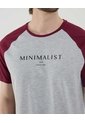 Camiseta Para Hombre Manga Corta Cuello Redondo Color Gris Marca Ostu #60091744 de Ostu