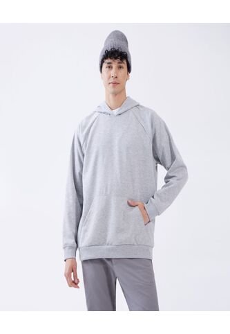 Buzo Para Hombre Hoodie Color Gris  Marca Ostu #60060289 Ostu