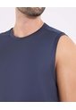 Camiseta  Para Hombre Manga Sisa Cuello Redondo Color Azul Marca Ostu #60091473 de Ostu