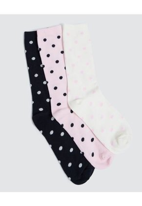 Medias Para Mujer Caña Larga Color Pack X Marca Ostu #40980124