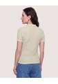 Polo Textura Classic Fit  Para Mujer Verde Ostu de Ostu