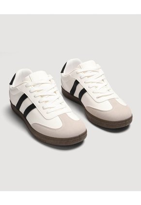 Tenis Para Hombre Casual Color Blanco Marca Ostu #60720124
